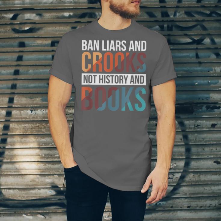 Ban Liars And Crooks Not History And Books Unisex Jersey T-Shirt