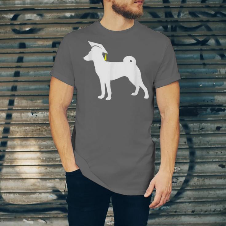 Basenji Graduation Dog Graduate Unisex Jersey T-Shirt