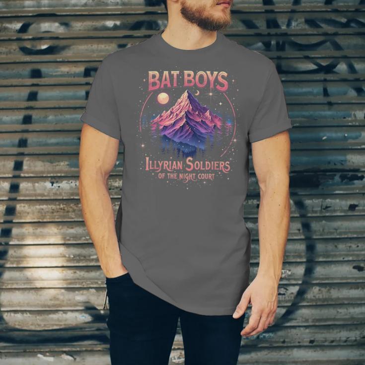 Bat Boys Night Court Mountain Nesta Bookworm ACOSF Bookish Unisex Jersey T-Shirt