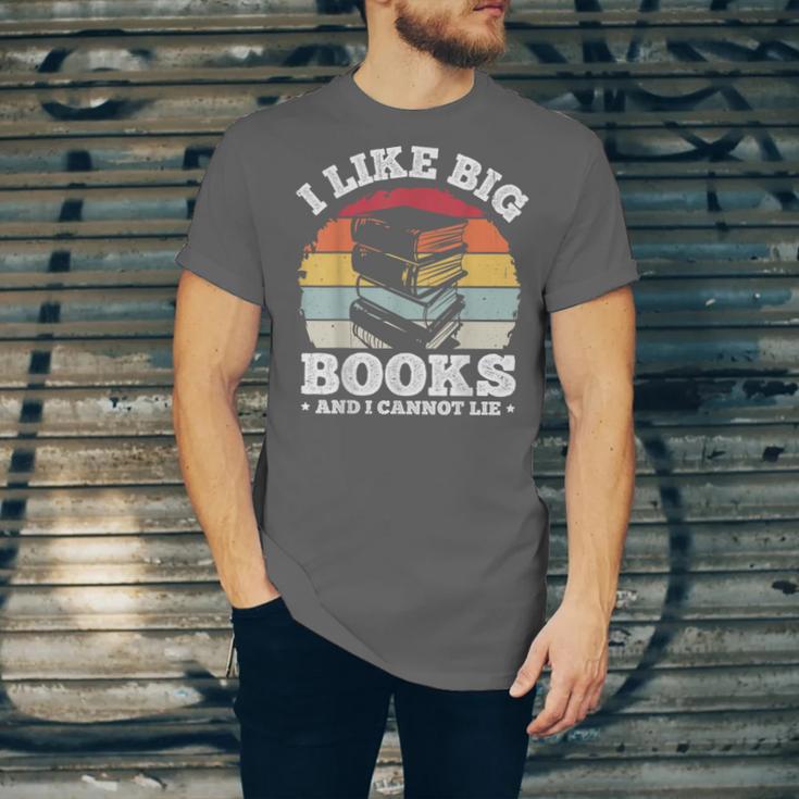 I LIKE BIG BOOKS AND I CANNOT LIE Book Lover Print Unisex Jersey T-Shirt I LIKE BIG BOOKS AND I CANNOT LIE Book Lover Print Unisex Jersey T-Shirt