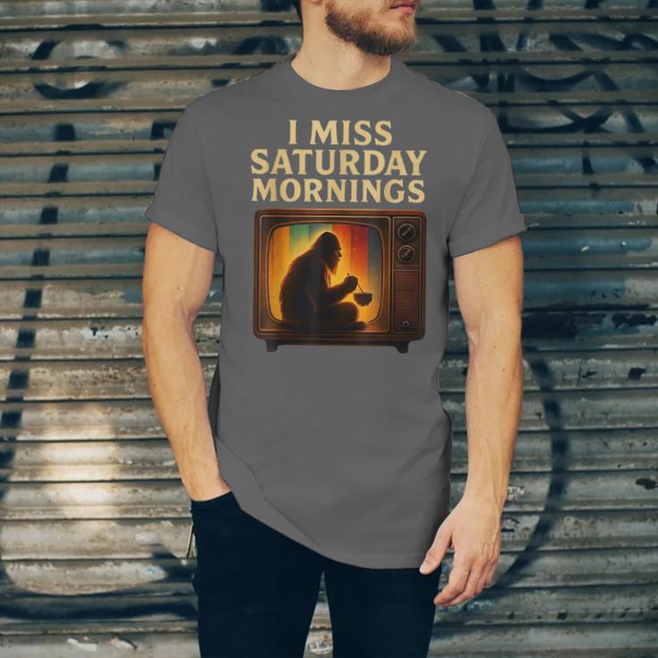Bigfoot Saturday Morning Nostalgia Unisex Jersey T-Shirt