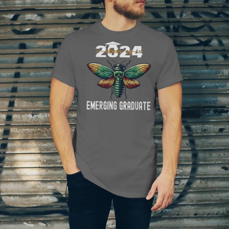 Biology Class Of 2024 Emerging Graduation For Him Unisex Jersey T-Shirt