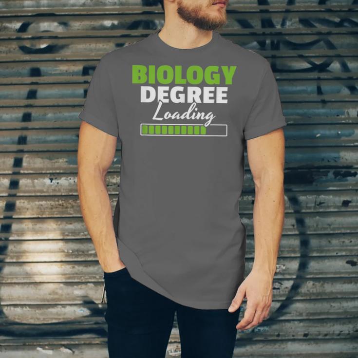 Biology Degree Loading Graduation Student Teacher Biologist Unisex Jersey T-Shirt