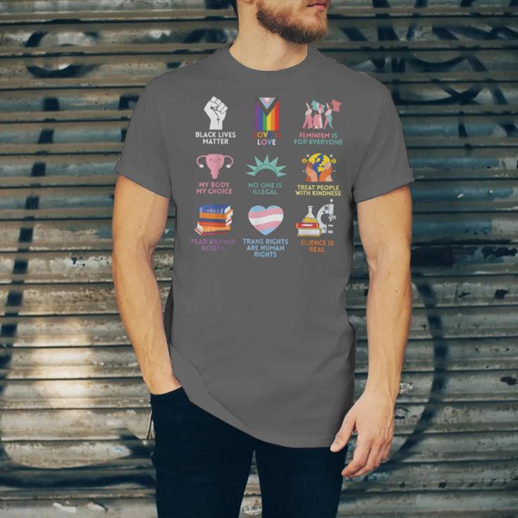 BLM Human Rights Feminism Trans Science Books LGBTQ Quote Unisex Jersey T-Shirt BLM Human Rights Feminism Trans Science Books LGBTQ Quote Unisex Jersey T-Shirt