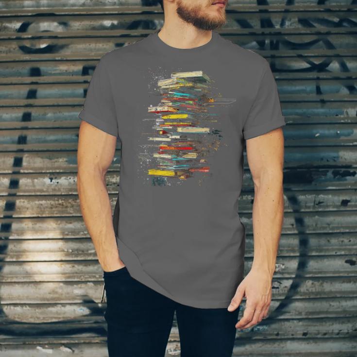 Book Abstract Art Drawing Painting Graphic Book Unisex Jersey T-Shirt Book Abstract Art Drawing Painting Graphic Book Unisex Jersey T-Shirt