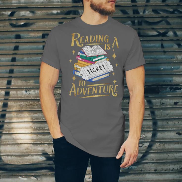 Book Adventure Library Student Teacher Book Unisex Jersey T-Shirt