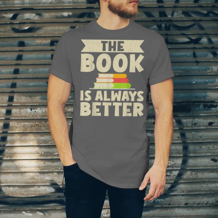 The Book Is Always Better Thriller Unisex Jersey T-Shirt The Book Is Always Better Thriller Unisex Jersey T-Shirt