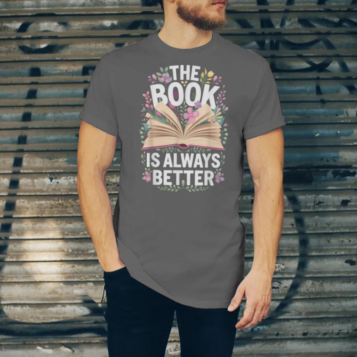 The Book Is Always Better Unisex Jersey T-Shirt
