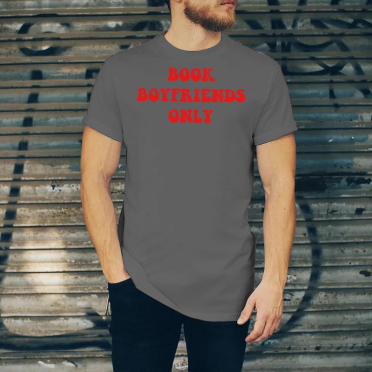 Book Boyfriends Only Unisex Jersey T-Shirt