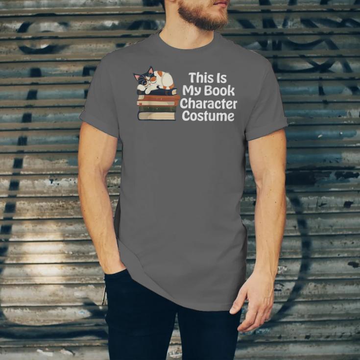 This Is My Book Character Costume Cat Men Women Kids Reading Unisex Jersey T-Shirt This Is My Book Character Costume Cat Men Women Kids Reading Unisex Jersey T-Shirt