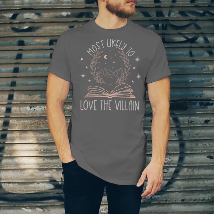 Book Club Shirts For Women Most Likely To Love Villain Unisex Jersey T-Shirt