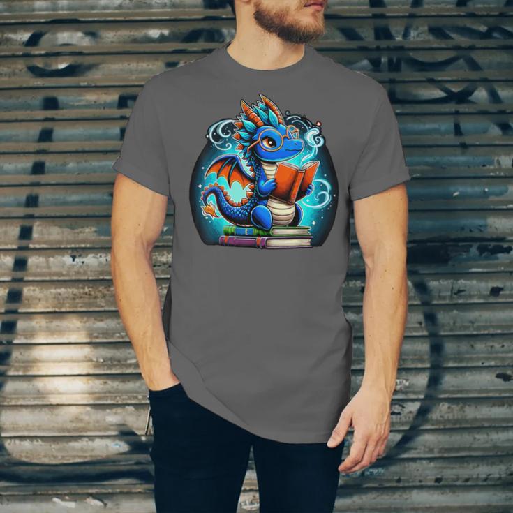 Book Dragon Reading Lover Unisex Jersey T-Shirt Book Dragon Reading Lover Unisex Jersey T-Shirt
