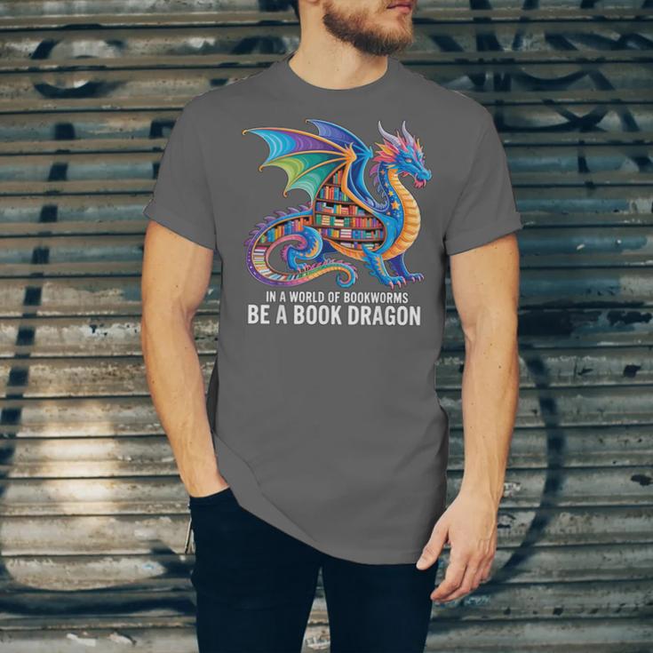 Be a Book Dragon Reading Unisex Jersey T-Shirt