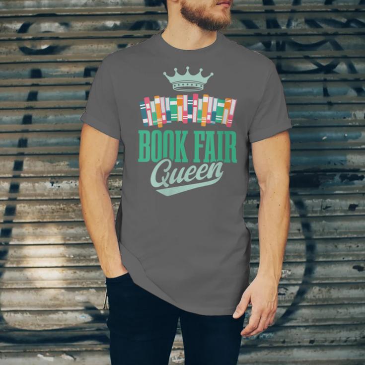 Book Fair Queen Literature School Book Fair Event Unisex Jersey T-Shirt