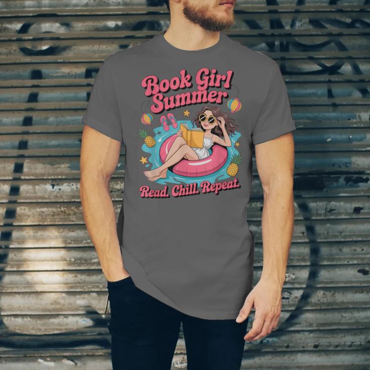 Book Girl Summer Beach Vacation Book Lover Unisex Jersey T-Shirt Book Girl Summer Beach Vacation Book Lover Unisex Jersey T-Shirt