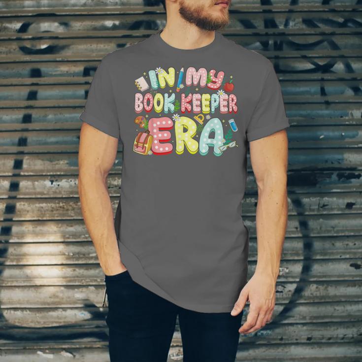 In My Book Keeper Era Librarian School Unisex Jersey T-Shirt