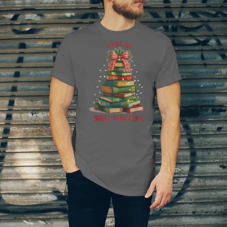 Book Lover Christmas Tree I Have No Shelf Control Unisex Jersey T-Shirt Book Lover Christmas Tree I Have No Shelf Control Unisex Jersey T-Shirt