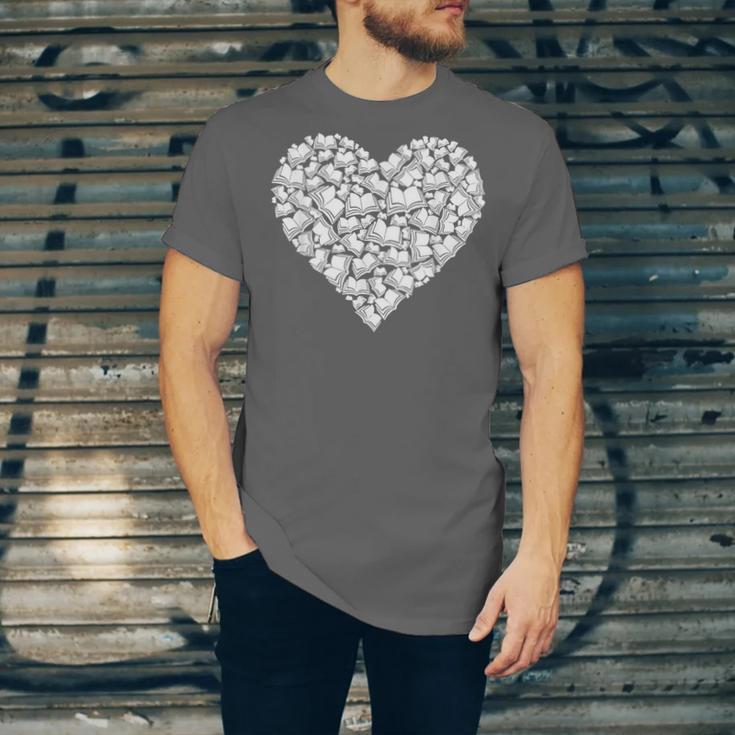 Book Lover Heart Shape Reading Librarian Library Teacher Unisex Jersey T-Shirt Book Lover Heart Shape Reading Librarian Library Teacher Unisex Jersey T-Shirt