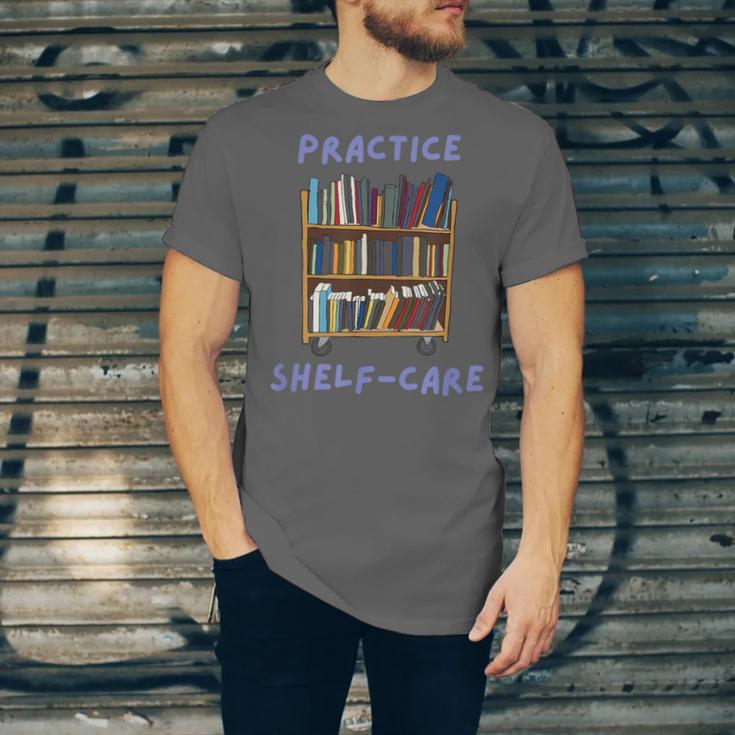 Book Lover Pun Practice Shelf-Care Unisex Jersey T-Shirt
