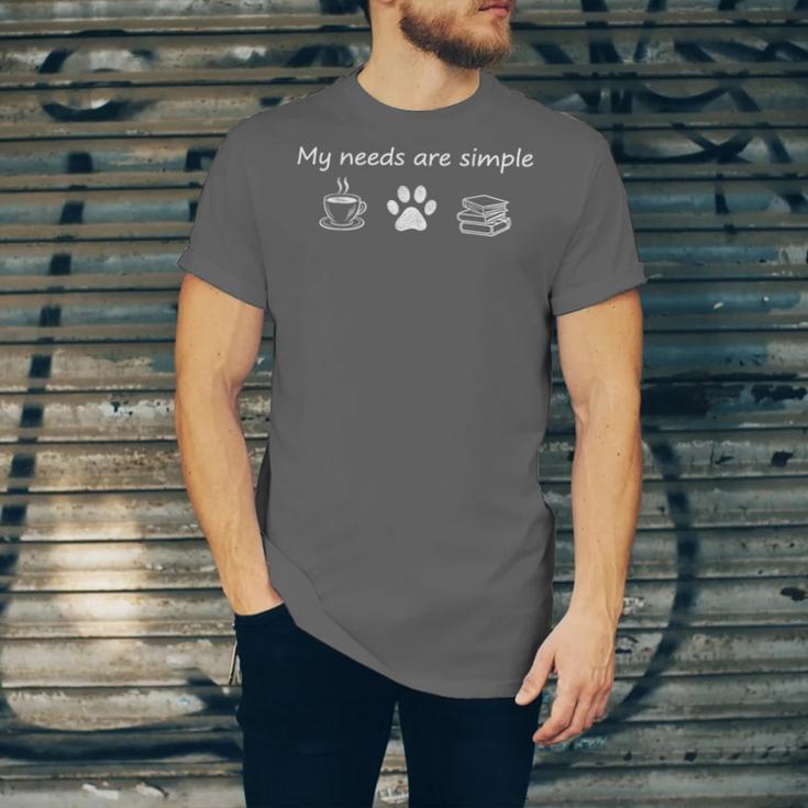 Book Lovers Dog And Coffee And Dogs Coffee And Books Unisex Jersey T-Shirt Book Lovers Dog And Coffee And Dogs Coffee And Books Unisex Jersey T-Shirt