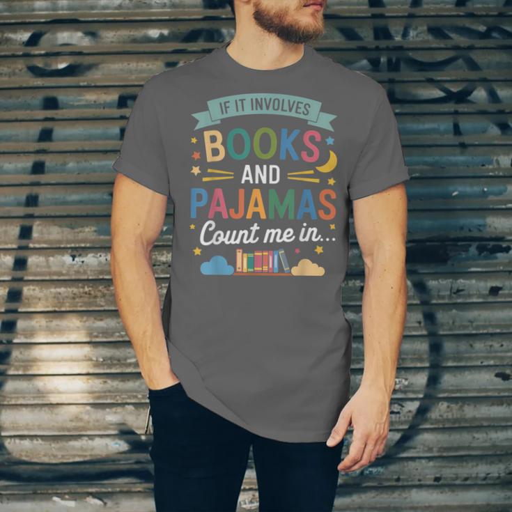 Book Lovers Reading Bedtime Cozy Pajama For Librarians Unisex Jersey T-Shirt Book Lovers Reading Bedtime Cozy Pajama For Librarians Unisex Jersey T-Shirt