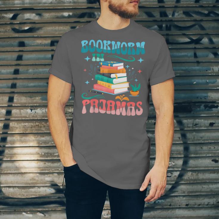Book Reader Librarian Bookworm In Pajamas Book And Pajama Unisex Jersey T-Shirt Book Reader Librarian Bookworm In Pajamas Book And Pajama Unisex Jersey T-Shirt