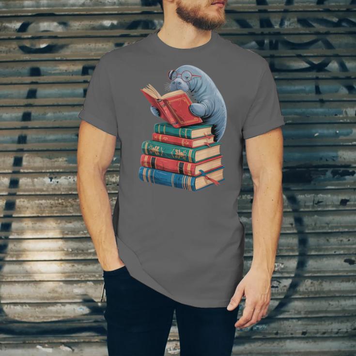 Book Reading Book Reader Manatees Sea Animal Sea Cow Manatee Unisex Jersey T-Shirt Book Reading Book Reader Manatees Sea Animal Sea Cow Manatee Unisex Jersey T-Shirt