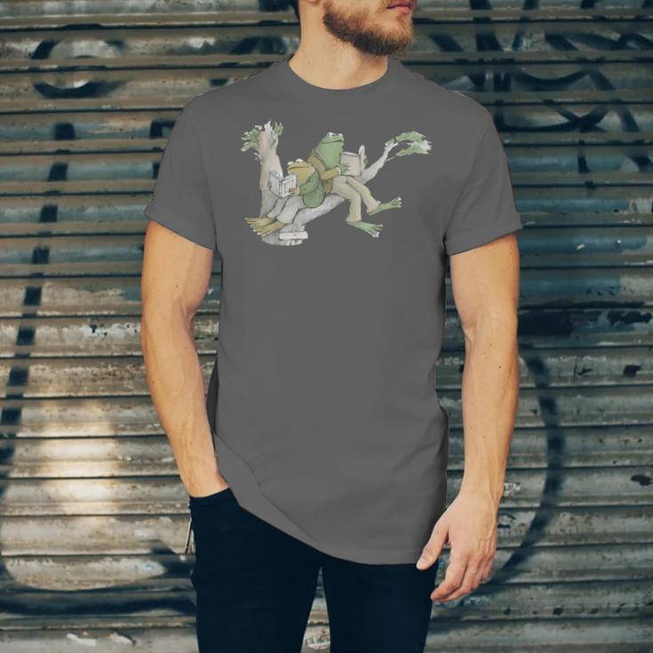 Book Shirt Frog Toad Vintage Book Frog Unisex Jersey T-Shirt