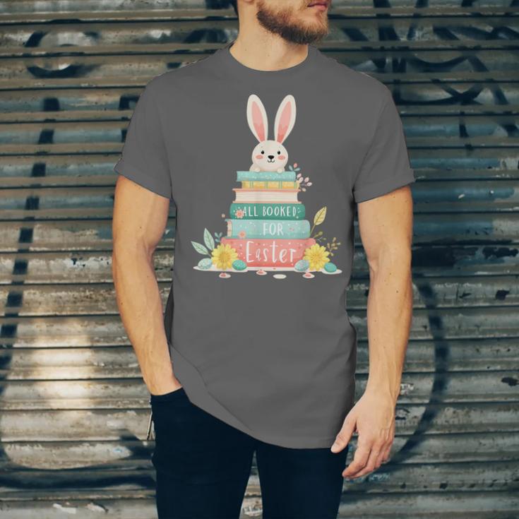 All Booked For Easter Shirt Bookworm Reading Book Reader Unisex Jersey T-Shirt