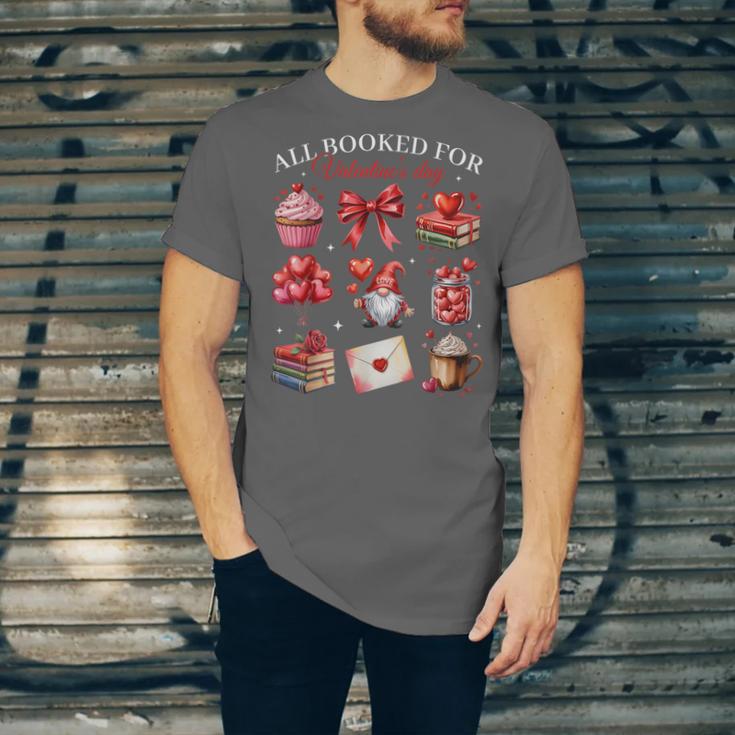 All Booked For Valentine Coquette Bow Girl Women Teacher Unisex Jersey T-Shirt
