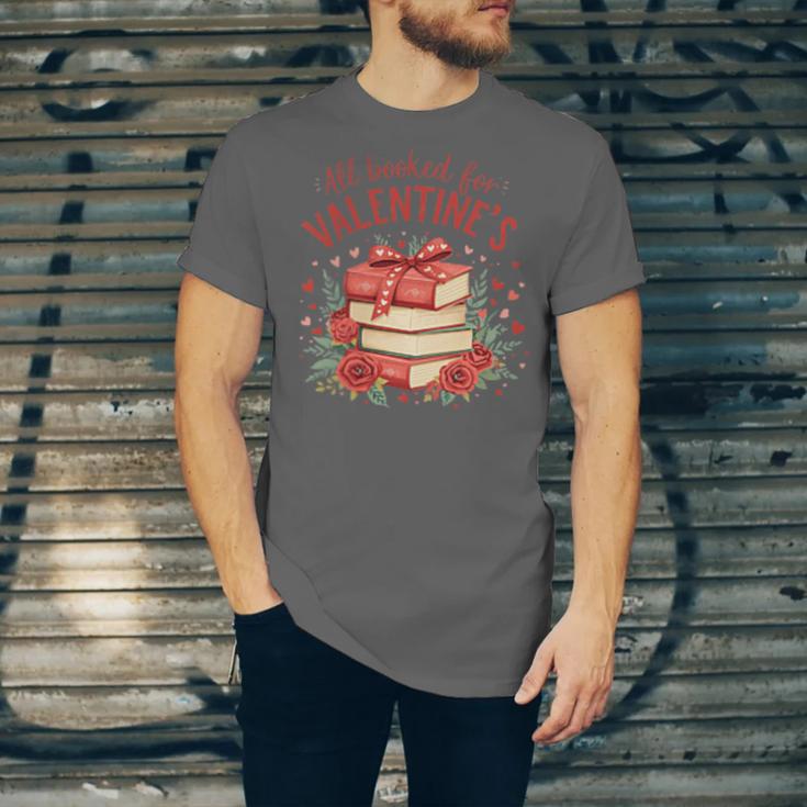 All Booked For Valentine's Book Lovers Romantic Readers Unisex Jersey T-Shirt All Booked For Valentine's Book Lovers Romantic Readers Unisex Jersey T-Shirt