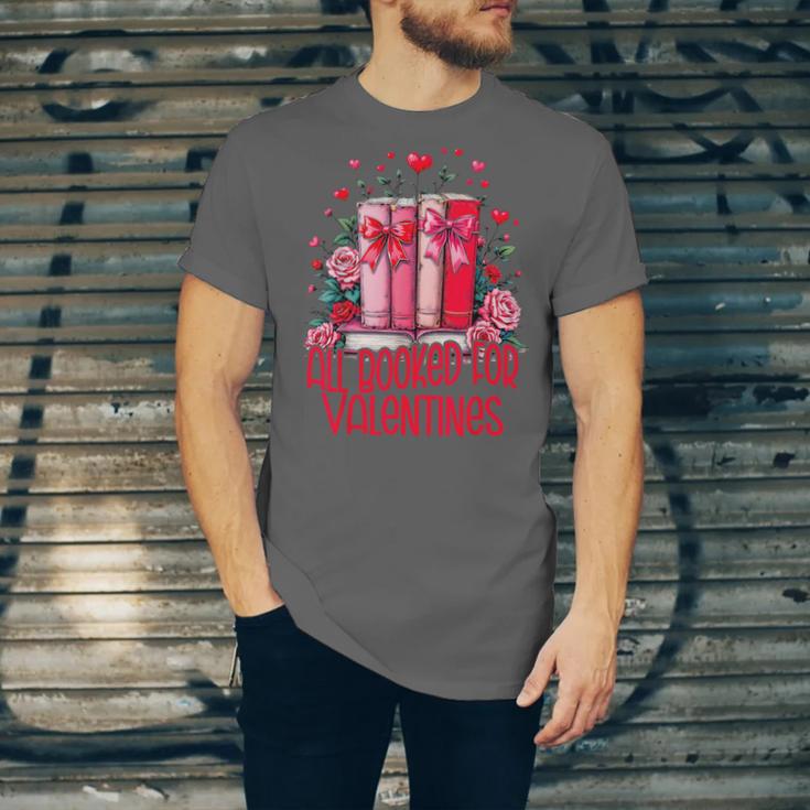 All Booked For Valentines Book Lovers Teacher Valentines Unisex Jersey T-Shirt