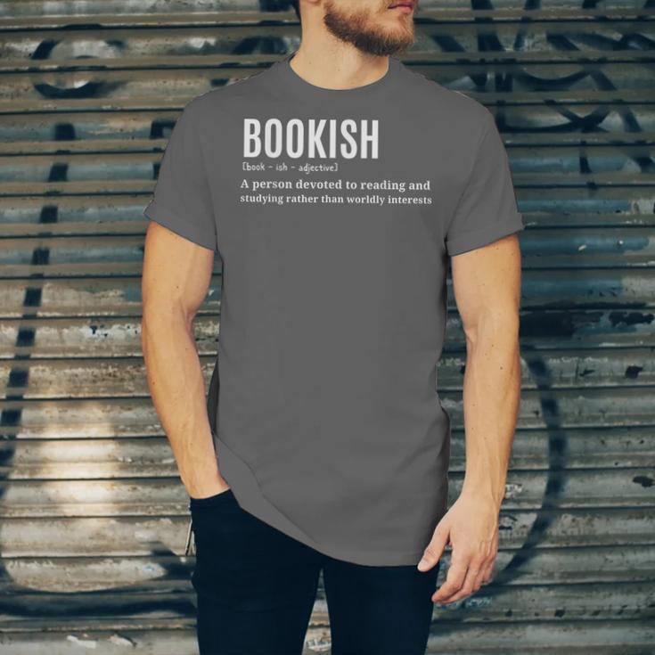 Bookish Definition Hilarious Bookworm Book Lover Reading Bookworm -Adults - Small Short Sleeve T-Shirt Unisex Jersey T-Shirt