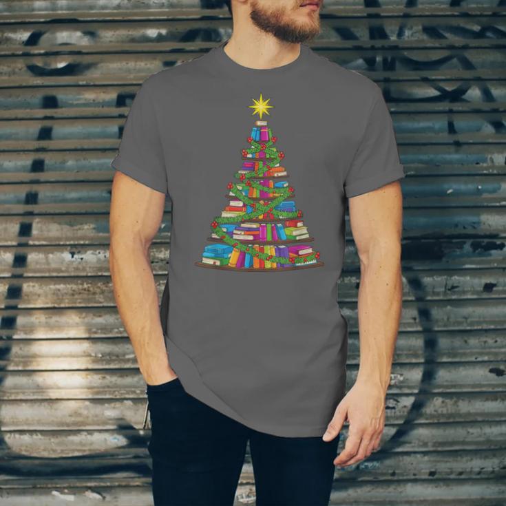 Bookmas Christmas Book Tree Book Lover English Teacher Unisex Jersey T-Shirt Bookmas Christmas Book Tree Book Lover English Teacher Unisex Jersey T-Shirt