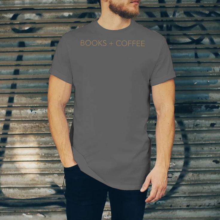 Books Coffee Unisex Jersey T-Shirt