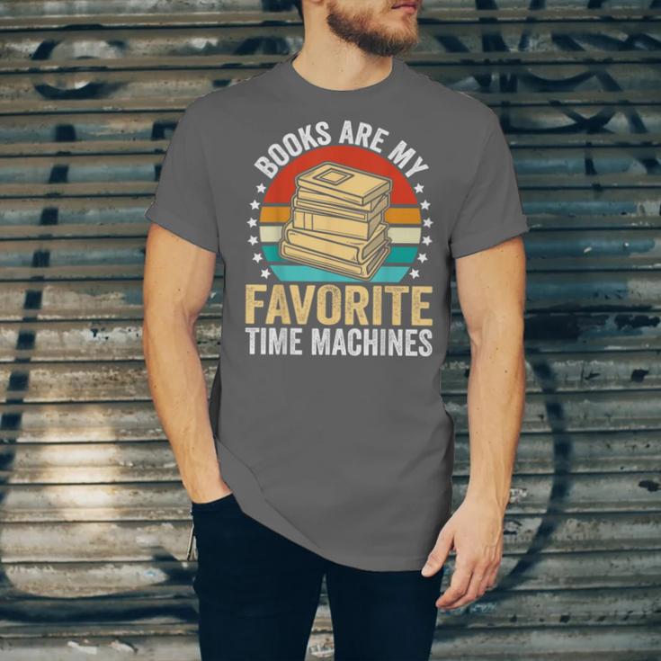 Books Are My Favorite Time Machines Unisex Jersey T-Shirt