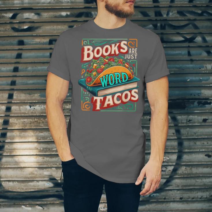 Books Are Just Word Tacos Shirt Book Shirts Reader Unisex Jersey T-Shirt Books Are Just Word Tacos Shirt Book Shirts Reader Unisex Jersey T-Shirt