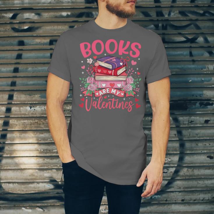 Books Are My Valentine Coquette Bow Book Flower Girl Women Unisex Jersey T-Shirt Books Are My Valentine Coquette Bow Book Flower Girl Women Unisex Jersey T-Shirt