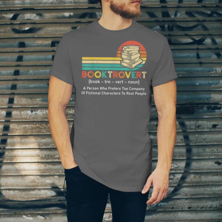 Booktrovert Definition Book Lover Unisex Jersey T-Shirt