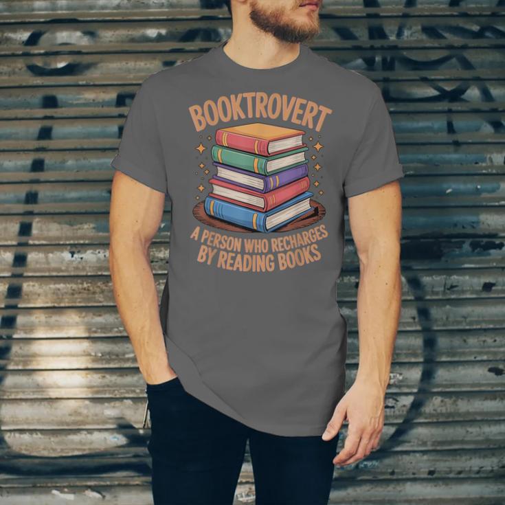 Booktrovert Literature Book Reading Books Reader Unisex Jersey T-Shirt