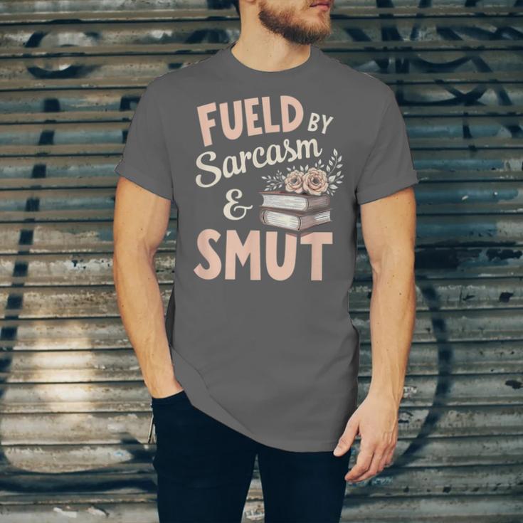 Bookworm Fueled By Sarcasm And Smut Book Reading Unisex Jersey T-Shirt Bookworm Fueled By Sarcasm And Smut Book Reading Unisex Jersey T-Shirt