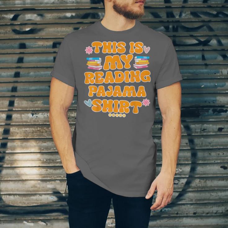 Bookworm This Is My Reading Pajama Book And Pajama Unisex Jersey T-Shirt