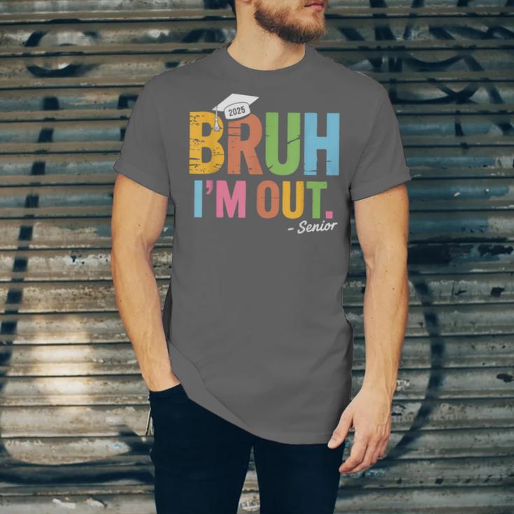 Bruh I'm Out Senior Graduation Unisex Jersey T-Shirt