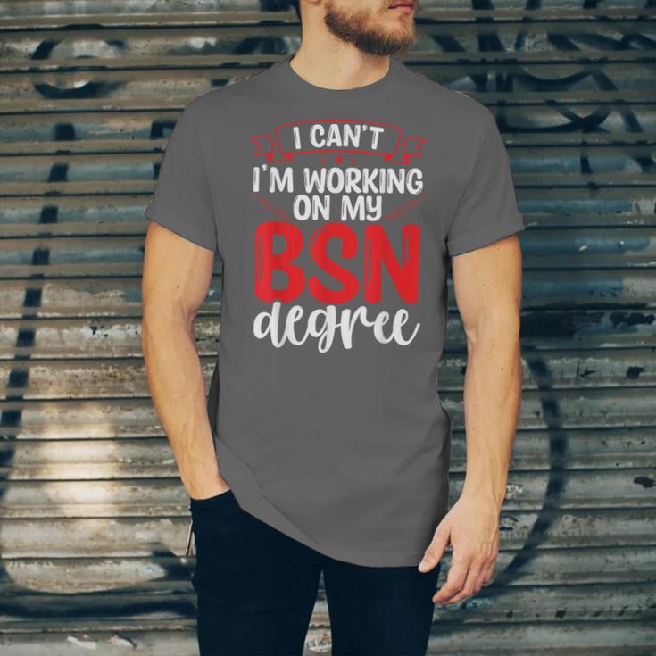 BSN Nurse Graduation Essentials BSN Nursing School Student Unisex Jersey T-Shirt