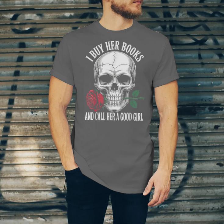 I Buy Her Books And Call Her A Good Girl Book Lover Unisex Jersey T-Shirt