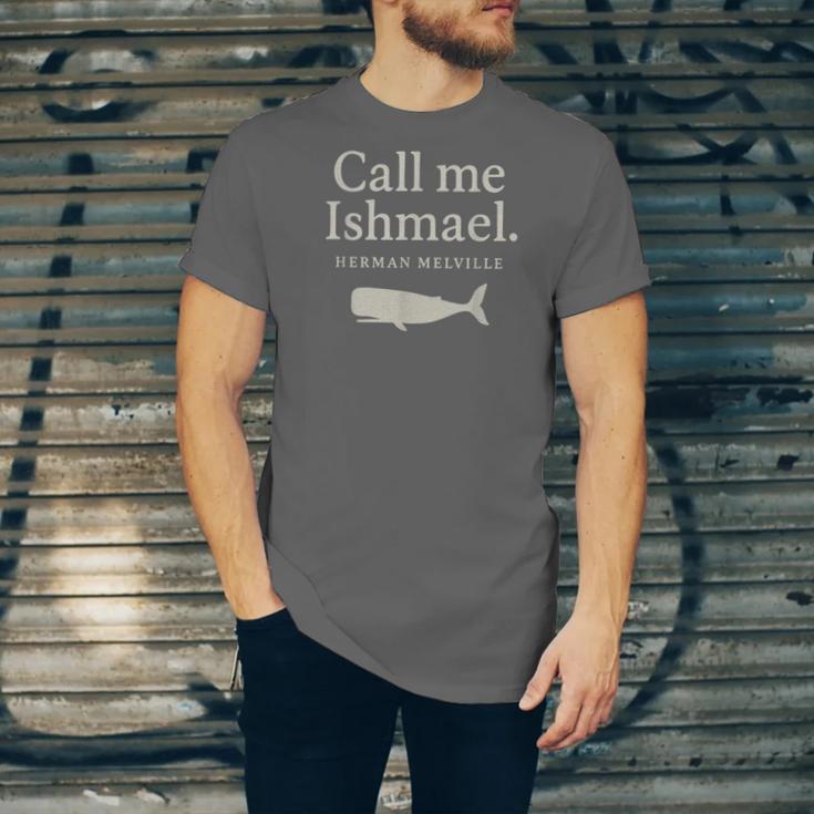 Call Me Ishmael Moby Dick Quote Shirt For Book Lovers Unisex Jersey T-Shirt