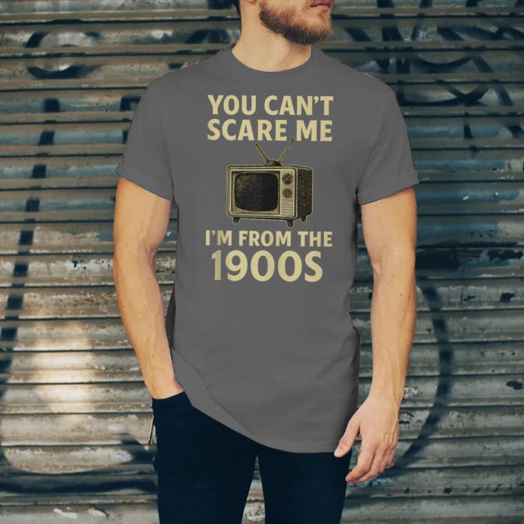 You Can't Scare Me I'm From The 1900s Television Retro Unisex Jersey T-Shirt