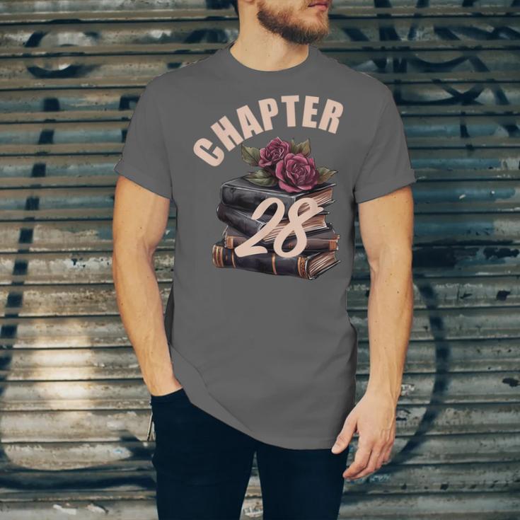 Chapter 28 28th Birthday Women Book Lovers Its My Birthday Unisex Jersey T-Shirt