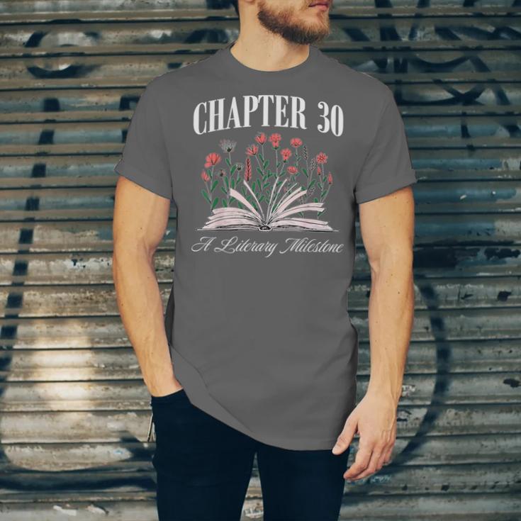 Chapter 30 A Literary Milestone Book Lover Hello 30 Unisex Jersey T-Shirt