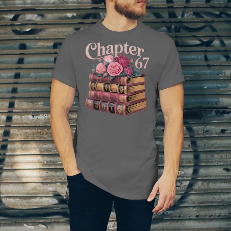 Chapter 67 Floral Book Stack Unisex Jersey T-Shirt